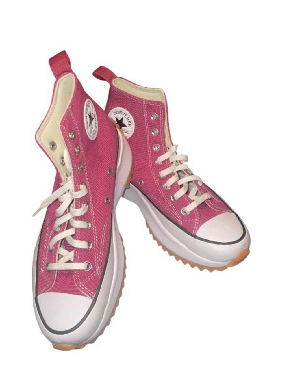 Converse Run Star Hike High Midnight Hibiscus Seasonal Platform Sneakers